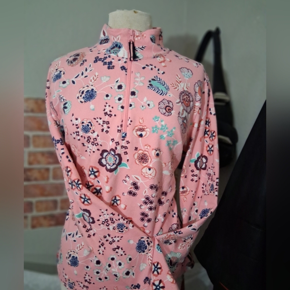 Talbots Pink Flower Cardigen - Picture 4 of 7